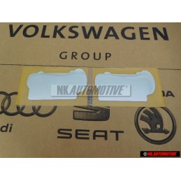 2x VW Original CLASSIC LINE Côté Embleme Monogramme Logo - 155853687L BWV