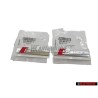 2x Audi Original S-LINE Côté Embleme Monogramme Logo Chrome Rouge - 8N0853601A
