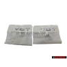 2x Audi Original V6T Côté Embleme Monogramme Logo Chrome - 8K0853601