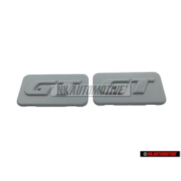 2x VW Original PASSAT GT Côté Embleme Monogramme Logo Rouge - 357853688B GRU