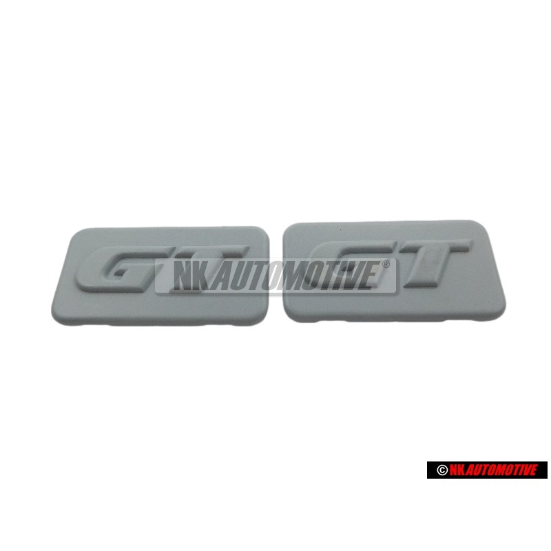 2x VW Original PASSAT GT Côté Embleme Monogramme Logo Rouge - 357853688B GRU