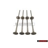 8x VW Original Soupape D'Echappement - 051109611B