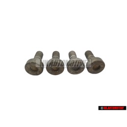 4x VW Original Vis A Tete Cylindrique Avec Empr. 
