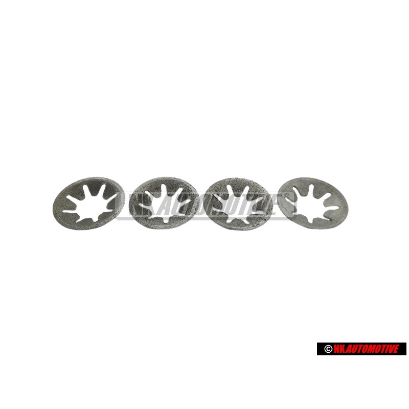 4x VW Original Rondelle De Securite - 321601160