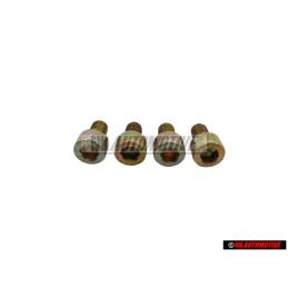 4x VW Original Vis A Tete Cylindrique Avec Six Pans Internes - N 0147506