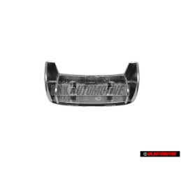 VW Original Volant Plaquette Embleme Logo Aluminiun - 1Q0419685C 3Q7
