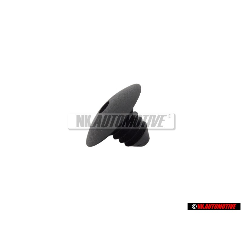 VW Original Obturateur Noir Satine - 191867199 9B9