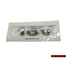 VW Original 16V Arrière Embleme Monogramme Logo Chrome - 6N0853675A 739