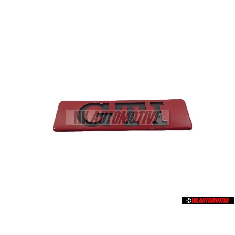 VW Original GTI Côté Embleme Monogramme Logo Rouge - 191853714 QN5