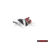 VW Original V5 Avant Embleme Monogramme Logo Chrome Rouge - 1J5853679D GQF