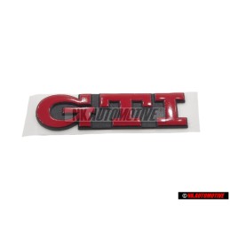 VW Original GTI Arrière Embleme Monogramme Logo Rouge - 1H6853687AJQN5