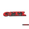 VW Original GTI Arrière Embleme Monogramme Logo Rouge - 1H6853687AJQN5