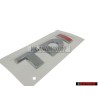 VW Original TDI Arrière Embleme Monogramme Logo Chrome Rouge - 2H0853675B GQF