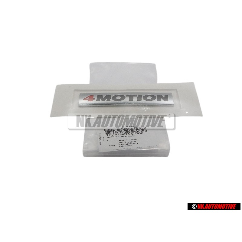 VW Original 4MOTION Arrière Embleme Monogramme Logo - 2H0853675E GQF