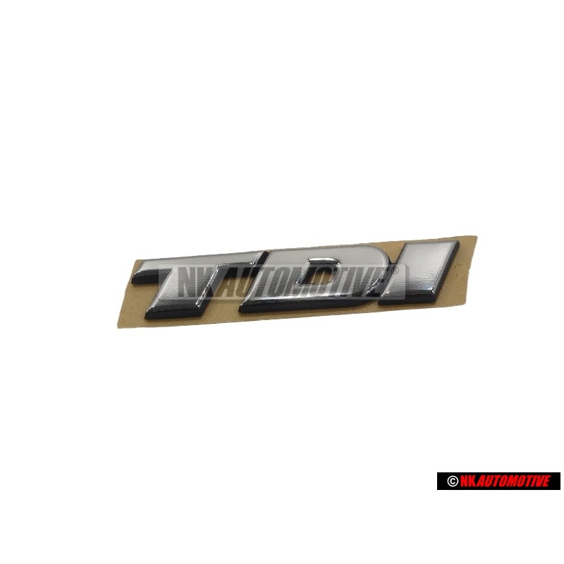 VW Original TDI Arrière Embleme Monogramme Logo Chrome - 701853675B Z10