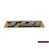 VW Original TDI Arrière Embleme Monogramme Logo Chrome - 701853675B Z10