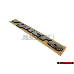 VW Original SYNCRO Arrière Embleme Monogramme Logo Chrome - 701853675A Z10