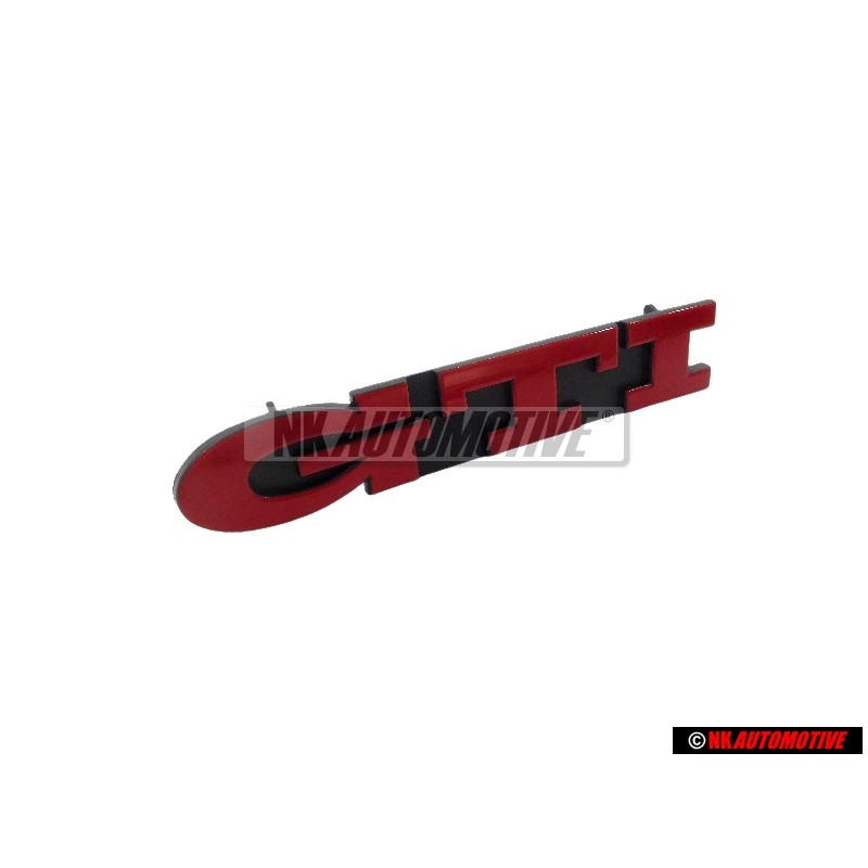 VW Original GTI Avant Embleme Monogramme Logo Rouge - 1H6853679E QN5