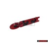 VW Original GTI Avant Embleme Monogramme Logo Rouge - 1H6853679E QN5