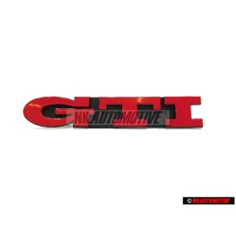 VW Original GTI Avant Embleme Monogramme Logo Rouge - 1H6853679E QN5
