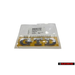 VW Original GTD Arrière Embleme Monogramme Logo Chrome - 5G0853675R 2ZZ