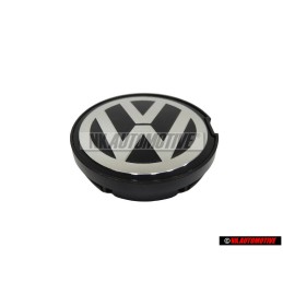 VW Original Capuchon Couleurs Chromees/Noir - 6N0601171 BXF