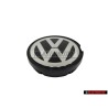 VW Original Capuchon Couleurs Chromees/Noir - 6N0601171 BXF