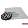 VW Original Capuchon Couleurs Chromees/Noir - 6N0601171 BXF