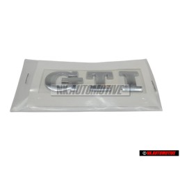 VW Original GTI Arrière Embleme Monogramme Logo Chrome - 6N0853675 739