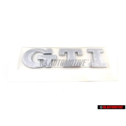 VW Original GTI Arrière Embleme Monogramme Logo Chrome - 6N0853675 739