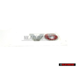 VW Original V6 Arrière Embleme Monogramme Logo Chrome Rouge - 1J0853675AAGQF