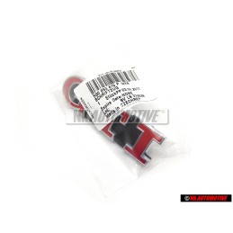 VW Original GTI Avant Embleme Monogramme Logo Rouge - 5G0853679P WYR