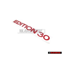 VW Original EDITION30 Arrière Embleme Monogramme Logo - 1K0853675AHKTP