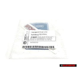 VW Original EDITION30 Arrière Embleme Monogramme Logo - 1K0853675AHKTP