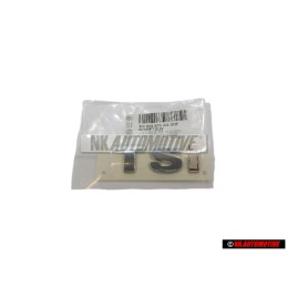 VW Original TSI Arrière Embleme Monogramme Logo Chrome Rouge - 1K0853675AGGQF