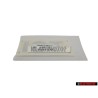 VW Original TSI Arrière Embleme Monogramme Logo Chrome Rouge - 1K0853675AGGQF
