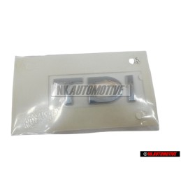 VW Original TDI Arrière Embleme Monogramme Logo Chrome - 1K5853675B 739