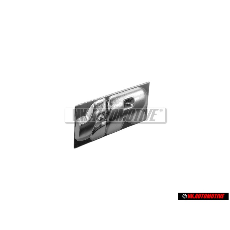 VW Original R32 Volant Plaquette Embleme Logo Aluminium - 1J0419685