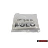 VW Original POLO Arrière Embleme Monogramme Logo Chrome - 6N0853687H 739