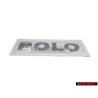VW Original POLO Arrière Embleme Monogramme Logo Chrome - 6N0853687H 739
