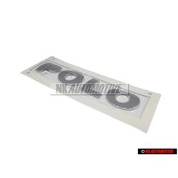 VW Original POLO Arrière Embleme Monogramme Logo Chrome - 6N0853687H 739