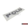 VW Original POLO Arrière Embleme Monogramme Logo Chrome - 6N0853687H 739