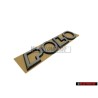 VW Original POLO Arrière Embleme Monogramme Logo Chrome - 6N0853687E Z10