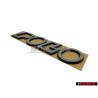 VW Original POLO Arrière Embleme Monogramme Logo Chrome - 6N0853687E Z10
