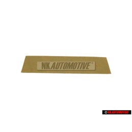 VW Original POLO Arrière Embleme Monogramme Logo Chrome - 6N0853687E Z10