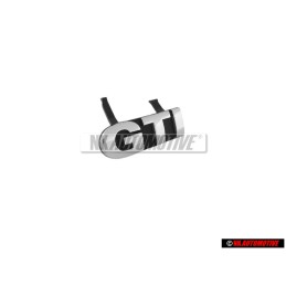 VW Original GTI Avant Embleme Monogramme Logo Chrome - 6E0853679D PWV
