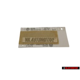 VW Original SDI Arrière Embleme Monogramme Logo Chrome - 3B0853675G 739
