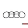 Audi Original Anneaux Arrière Embleme Logo Chrome - 443853742 2ZZ