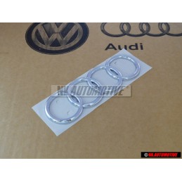 Audi Original Anneaux Arrière Embleme Logo Chrome - 443853742 2ZZ