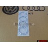 Audi Original Anneaux Arrière Embleme Logo Chrome - 443853742 2ZZ